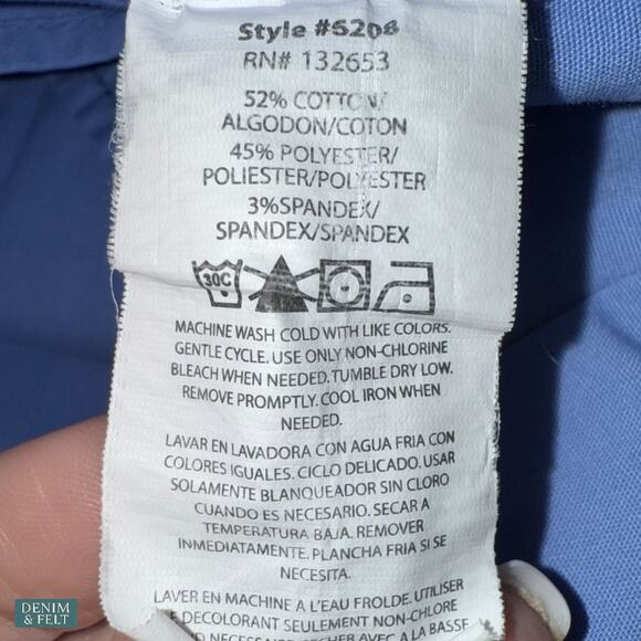 WonderWink WonderFLEX Women’s Utility Scrub Top Blue 2X Soft Stretch Workwear - Picture 7 of 8